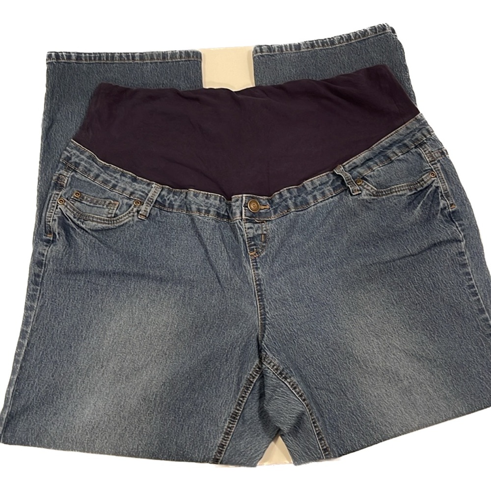 Hybrid & co women’s maternity jeans size 3X medium wash